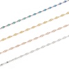 Picture of 304 Stainless Steel Lips Chain Necklace For DIY Jewelry Making 40cm(15 6/8") long