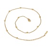Immagine di 304 Acciaio Inossidabile Catena Singolare Collana 40cm Lunghezza, 1 Pz