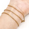 Picture of 304 Stainless Steel Link Cable Chain Necklace For DIY Jewelry Making 40cm(15 6/8") long