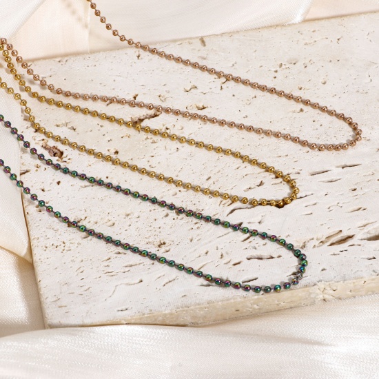Bild von 304 Edelstahl Kugelkette Kette Halskette 40cm lang, 1 Strang