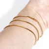Bild von 304 Edelstahl Schlangenkette Kette Halskette 40cm lang, 1 Strang