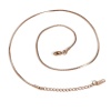 Bild von 304 Edelstahl Schlangenkette Kette Halskette 40cm lang, 1 Strang