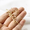 Picture of Brass Pendants Real Gold Plated Flower 3D