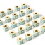 Immagine di Ottone Semplice Perline per la Creazione di Gioielli con Ciondoli Fai-da-te 18K Vero Oro Placcato Multicolore Cubo Lettera Maiuscola Lettere " A-Z " Smalto 1 Pz