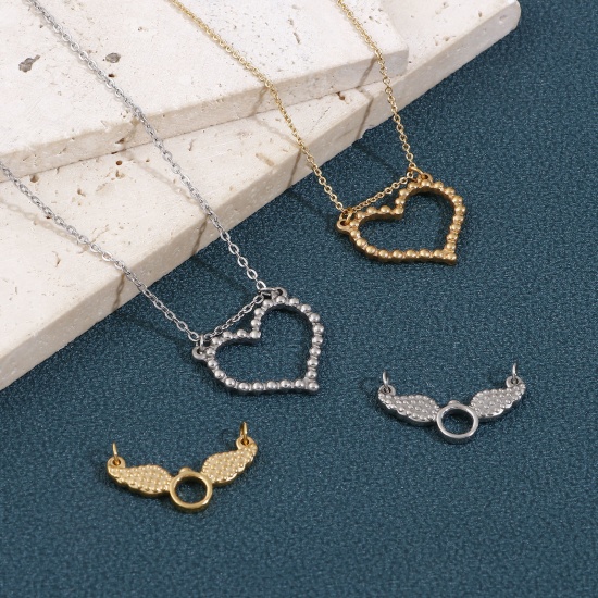 Immagine di 304 Acciaio Inossidabile Pendenti Charms Connettori 1 Pz