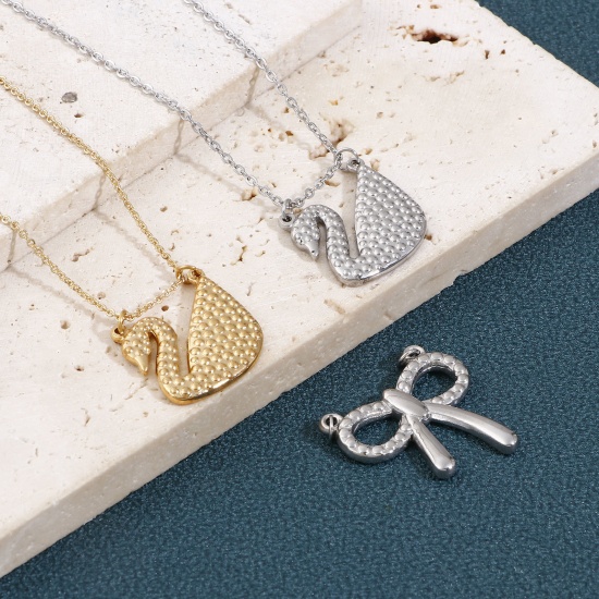 Immagine di 304 Acciaio Inossidabile Pendenti Charms Connettori 1 Pz