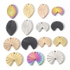 Picture of Eco-friendly Vacuum Plating 304 Stainless Steel Geometry Series Charms Geometric Texture
