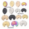 Picture of Eco-friendly Vacuum Plating 304 Stainless Steel Geometry Series Charms Geometric Texture