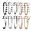 Image de 2 Pcs Broches Épingles de Sûreté en 304 Acier Inoxydable Multicolore