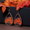 Immagine di Legno Halloween Ciondoli Multicolore Goccia 5.5cm x 3.4cm, 10 Pz