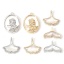 Immagine di Conchiglia + Ottone Charms Vero Oro Placcato 1 Pz