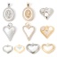 Immagine di Ottone Charms Micro Spianare Trasparente Cubic Zirconiae 1 Pz