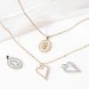 Picture of Brass Charms Micro Pave Clear Cubic Zirconia
