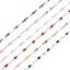 Image de 1 Pièce Colliers en 304 Acier Inoxydable Chaîne Maille Lèvres Argent Mat Émail
