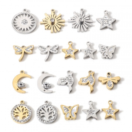304 Stainless Steel Charms