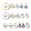 Imagen de 304 Acero Inoxidable Religión Colgantes Charms Mal de ojo 1 Unidad