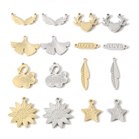 304 Stainless Steel Charms
