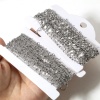 Bild von 304 Edelstahl Schmuckkette Kette Für handgefertigte Schmuckherstellung Silberfarbe 1 Rolle (ca. 5 M/Rolle)