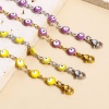 Picture of 304 Stainless Steel Religious Handmade Link Chain Bracelets Round Evil Eye With Lobster Claw Clasp And Extender Chain 16.5cm(6 4/8") long