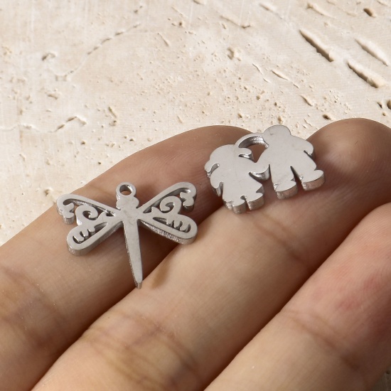 Bild von 304 Edelstahl Charms 5 Stück