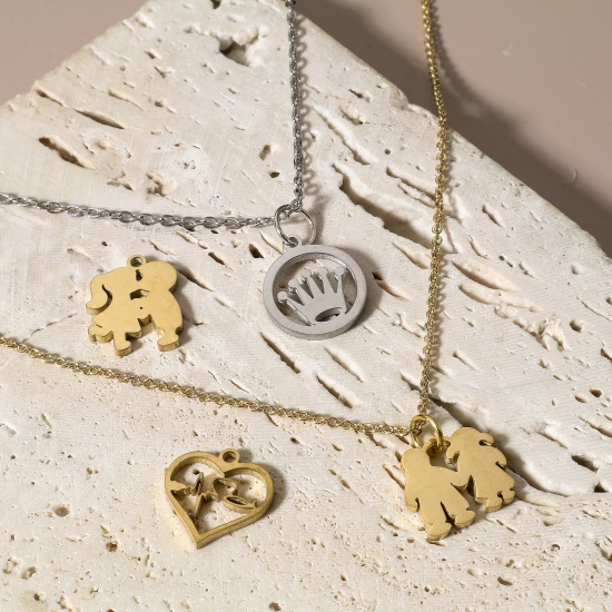 Bild von 304 Edelstahl Charms 5 Stück