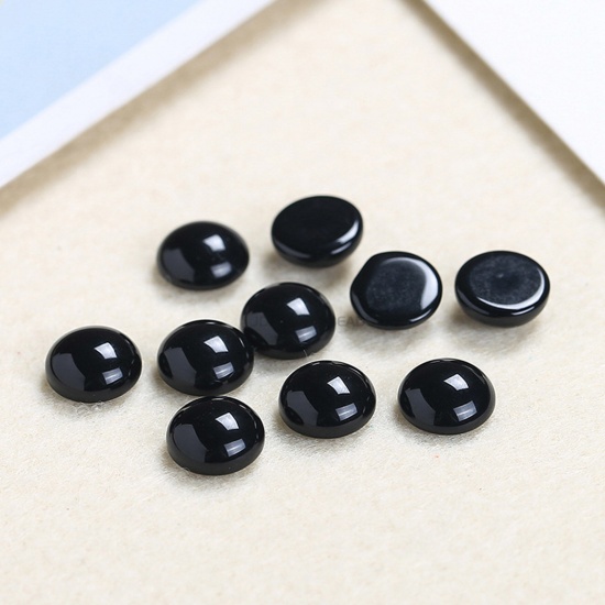 Picture of (Grade A) Gemstone ( Natural ) Dome Seals Cabochon Round 10mm Dia.