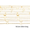 Picture of 304 Stainless Steel Link Cable Chain Bracelets Gold Plated Tassel