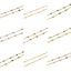 Immagine di 1 Pz 304 Acciaio Inossidabile Religione Catena a Maglia Fatta a Mano Collana Palmo Malocchio Oro Placcato Smalto 45cm - 44cm Lunghezza, Dimensione della Catena 6mm