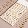 Picture of 304 Stainless Steel Link Cable Chain Bracelets Gold Plated With Lobster Claw Clasp And Extender Chain 18cm(7 1/8") long