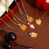 Picture of Vacuum Plating 304 Stainless Steel Charm Pendant Animal Insect Enamel