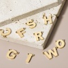 Bild von 5 Stück 304 Edelstahl Steckverbinder Charms Anhänger Buchstabe Vergoldet Message " A-Z "
