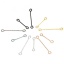 Immagine di 5 Pz 0.7mm 304 Acciaio Inossidabile Occhi Spilli Multicolore