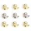 Picture of Zinc Based Alloy Spacer Beads For DIY Jewelry Making Multicolor Duck Animal 3D About 11mm x 9mm, Hole: Approx 1.5mm