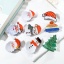 Immagine di 1 Pz PVC Elegante Fermaglio per Capelli Multicolore Babbo Natale Fantoccio di Neve