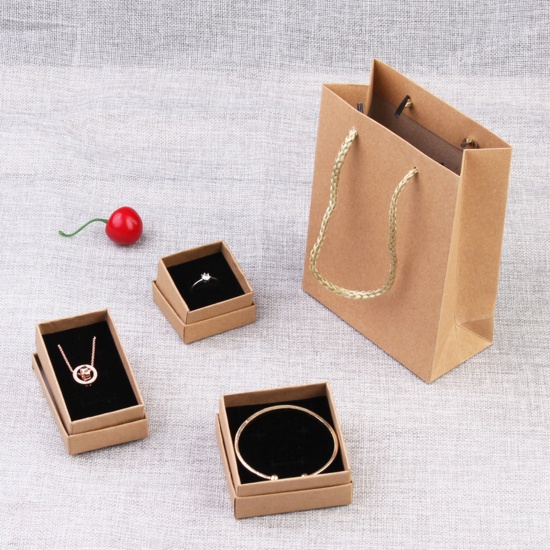 Picture of Paper Jewelry Gift Jewelry Box Brown