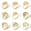Picture of 304 Stainless Steel Unadjustable Rings Gold Plated Tree Of Life Flower