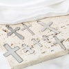 Picture of 304 Stainless Steel Religious Charms Silver Tone Cross