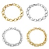 Bild von 1 Strang 304 Edelstahl Gliederkette Kette Armband Mit Karabiner Verschluss 19cm lang