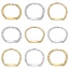 Immagine di 1 Pz 304 Acciaio Inossidabile Etichette di Stampaggio Vuote Braccialetti Rettangolo Con Aragosta Fermagli Fibbia