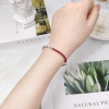 Picture of 304 Stainless Steel Link Cable Chain Braided Bracelets Silver Tone 17cm(6 6/8") long