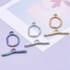 Picture of 2 PCs Vacuum Plating 304 Stainless Steel Toggle Clasps