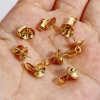Изображение 10 ШТ 304 Нержавеющая Сталь Шкентеля Перлы Разъем Бейл Pin Кубок Cap