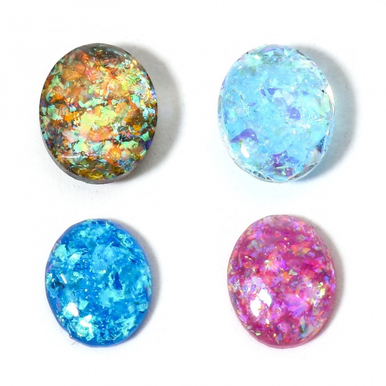 Picture of Opal ( Heated/Dyed ) Dome Seals Cabochon Oval
