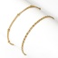 Immagine di 1 Pz Placcatura Sottovuoto Ecologica 304 Acciaio Inossidabile Braccialetti Oro Placcato Con Aragosta Fermagli Fibbia e Catena di Estensione 18.5cm Lunghezza