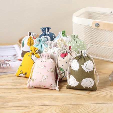 Cotton Drawstring Bags Rectangle