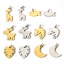 Picture of 1 Piece Vacuum Plating 304 Stainless Steel Blank Stamping Tags Charms Mirror Polishing