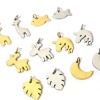 Picture of 1 Piece Vacuum Plating 304 Stainless Steel Blank Stamping Tags Charms Mirror Polishing