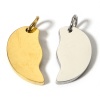 Picture of 1 Piece Vacuum Plating 304 Stainless Steel Blank Stamping Tags Charms Mirror Polishing