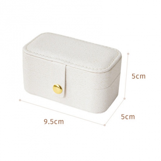 Picture of PU Jewelry Gift Jewelry Box Rectangle Multicolor 9.5cm x 5cm x 5cm