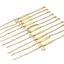 Image de 1 Pièce BraceletsÉtiquettes d'Estampage Vierges en 304 Acier Inoxydable Doré Pour Enfants 13.5cm long
